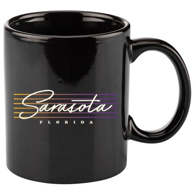 Sarasota Meaningful Gift Retro Style Florida Funny Gift 11oz C Handle Ceramic Mug