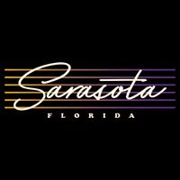 Sarasota Meaningful Gift Retro Style Florida Funny Gift Drawstring Bag