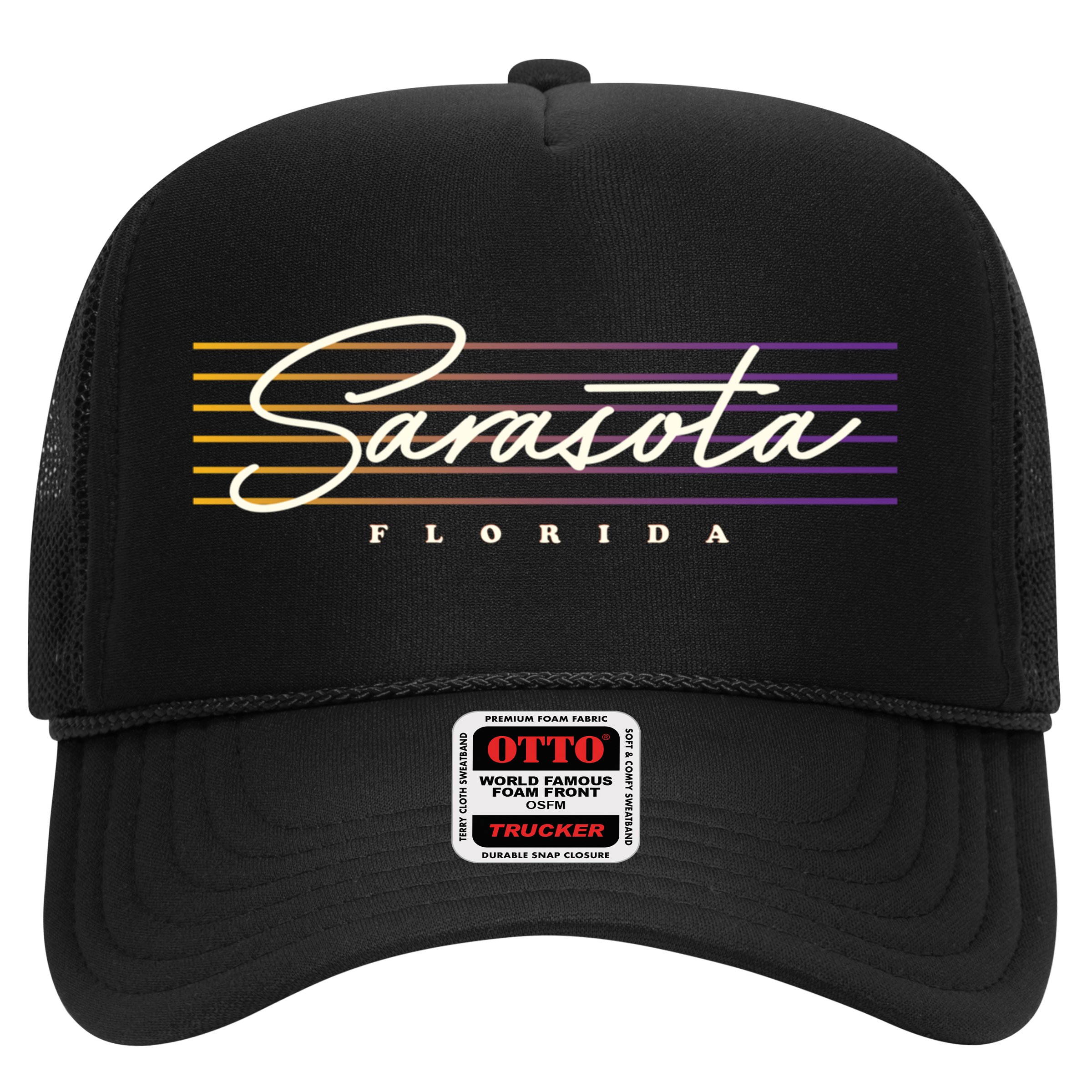 Sarasota Meaningful Gift Retro Style Florida Funny Gift Hat