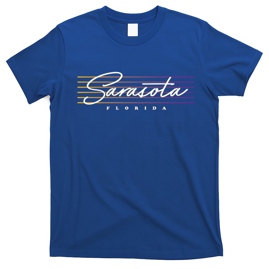 Sarasota Meaningful Gift Retro Style Florida Funny Gift T-Shirt