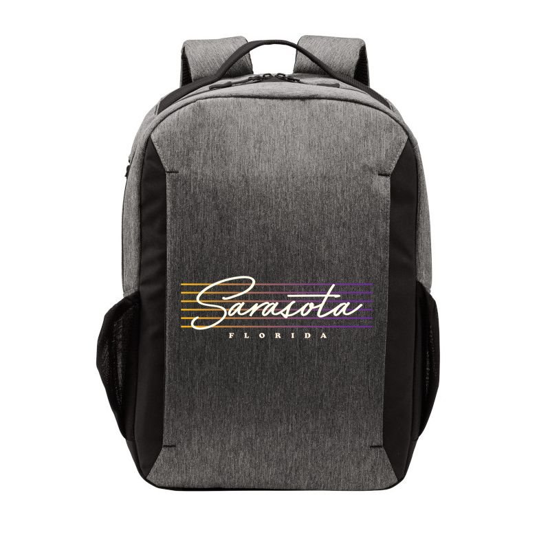 Sarasota Meaningful Gift Retro Style Florida Funny Gift Vector Backpack