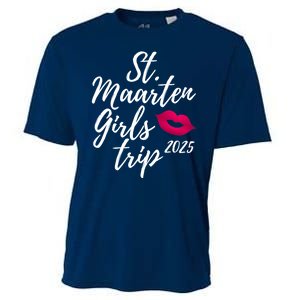 St. Maarten Girl S Trip 2025 Saint Martin Fun Matching Group Cooling Performance Crew T-Shirt