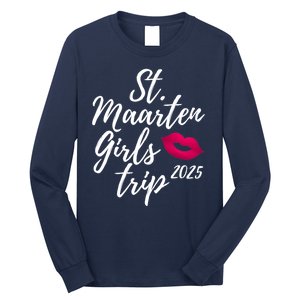 St. Maarten Girl S Trip 2025 Saint Martin Fun Matching Group Long Sleeve Shirt