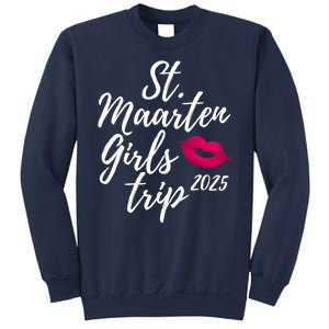 St. Maarten Girl S Trip 2025 Saint Martin Fun Matching Group Sweatshirt