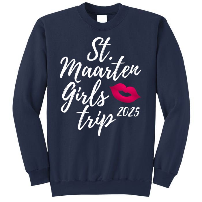 St. Maarten Girl S Trip 2025 Saint Martin Fun Matching Group Sweatshirt