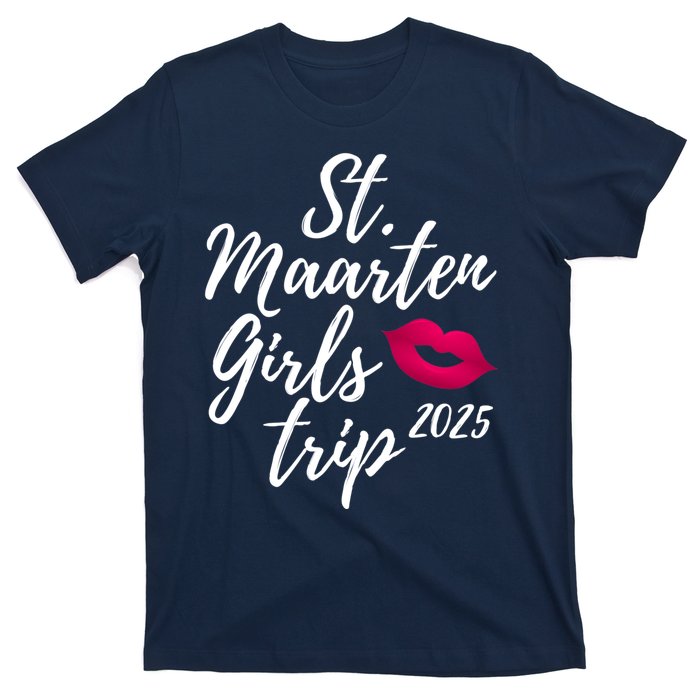 St. Maarten Girl S Trip 2025 Saint Martin Fun Matching Group T-Shirt