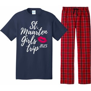 St. Maarten Girl S Trip 2025 Saint Martin Fun Matching Group Pajama Set