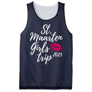 St. Maarten Girl S Trip 2025 Saint Martin Fun Matching Group Mesh Reversible Basketball Jersey Tank