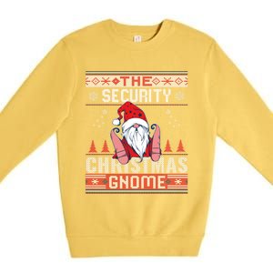 Security Matching Group Christmas Gnome Ugly Great Gift Premium Crewneck Sweatshirt