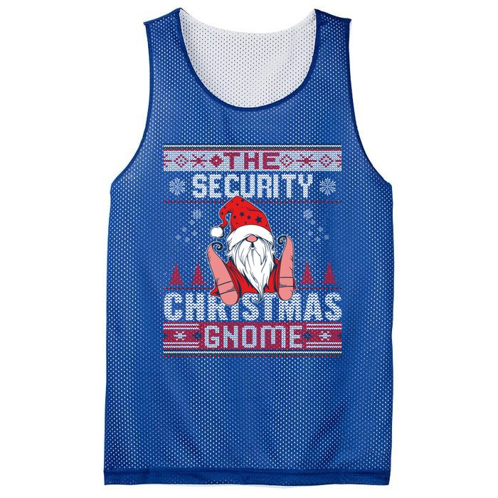 Security Matching Group Christmas Gnome Ugly Great Gift Mesh Reversible Basketball Jersey Tank