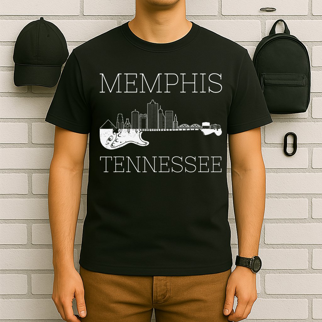 Souvenir Memphis Guitar Music Tennessee Memphis T-Shirt
