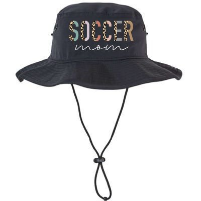 Soccer Mom Gifts Leopard Print Soccer Mama Mother's Day Legacy Cool Fit Booney Bucket Hat