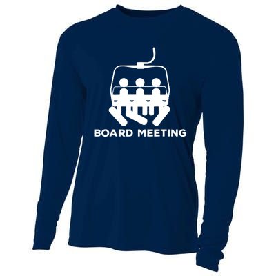 Snowboard Meeting Gift Idea Snowboarding Vacation Skiing Cooling Performance Long Sleeve Crew