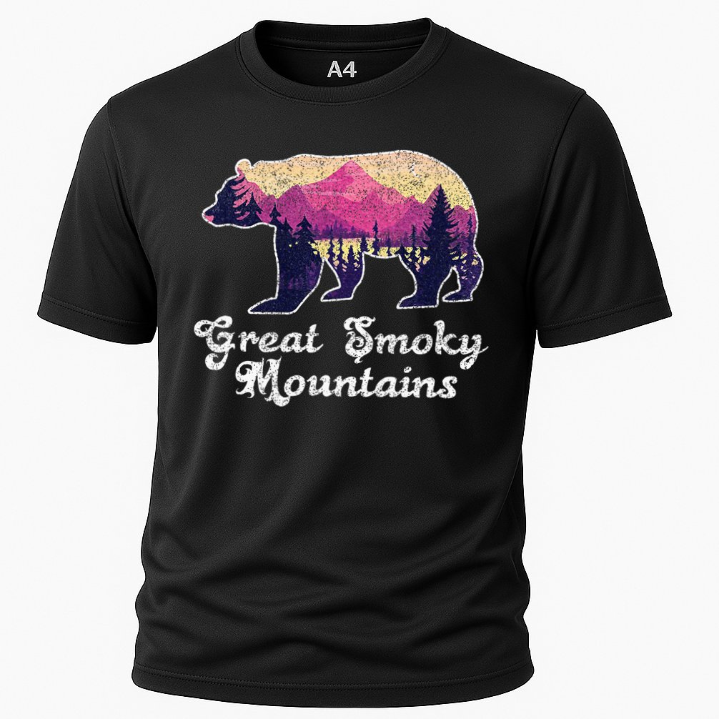 Smoky Mountains Gatlinburg Tennessee Souvenirs Cooling Performance Crew T-Shirt