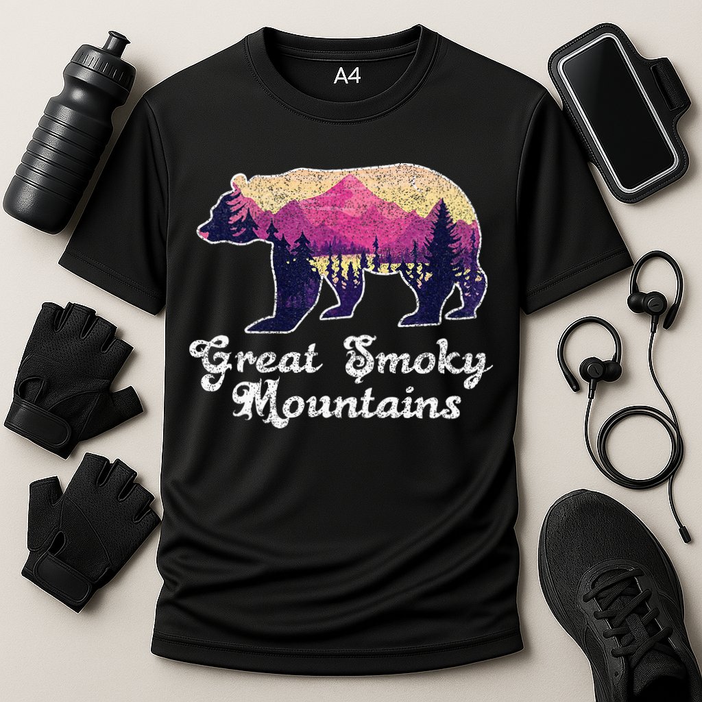 Smoky Mountains Gatlinburg Tennessee Souvenirs Cooling Performance Crew T-Shirt