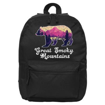Smoky Mountains Gatlinburg Tennessee Souvenirs 16 in Basic Backpack