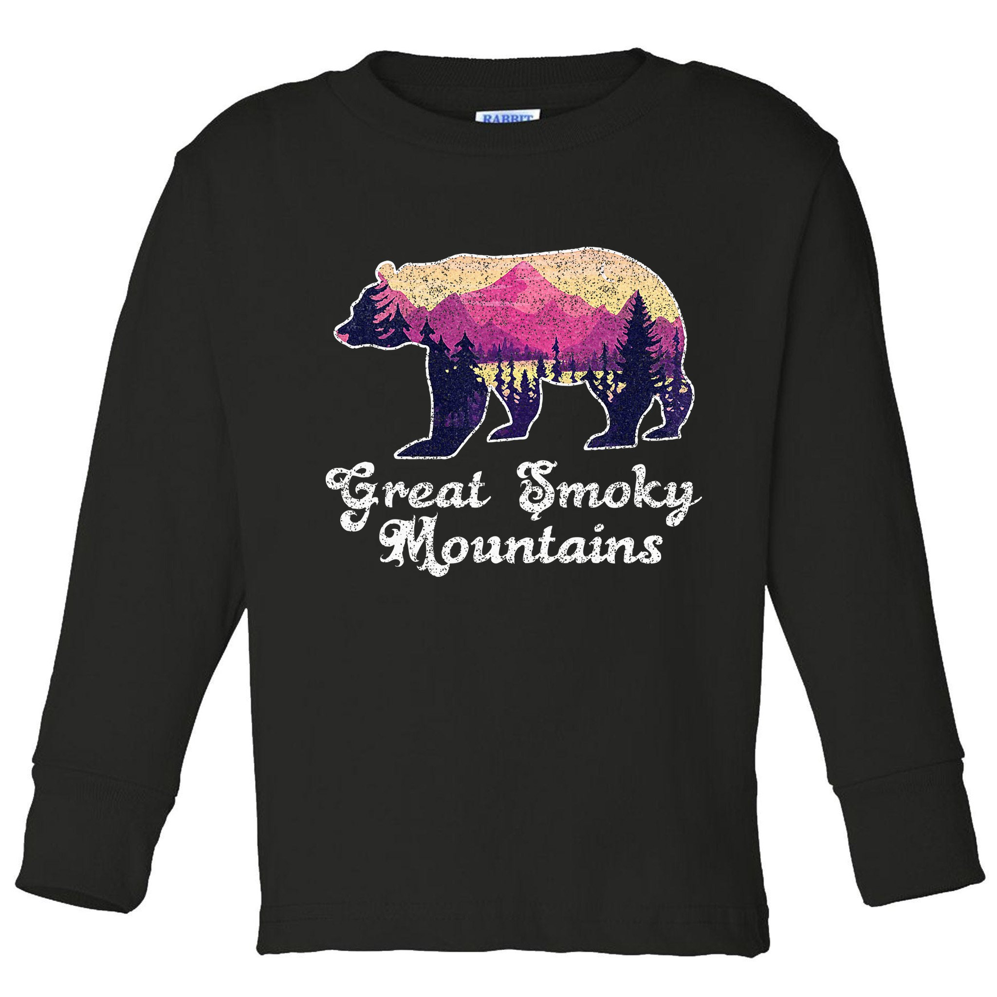 Smoky Mountains Gatlinburg Tennessee Souvenirs Toddler Long Sleeve Shirt