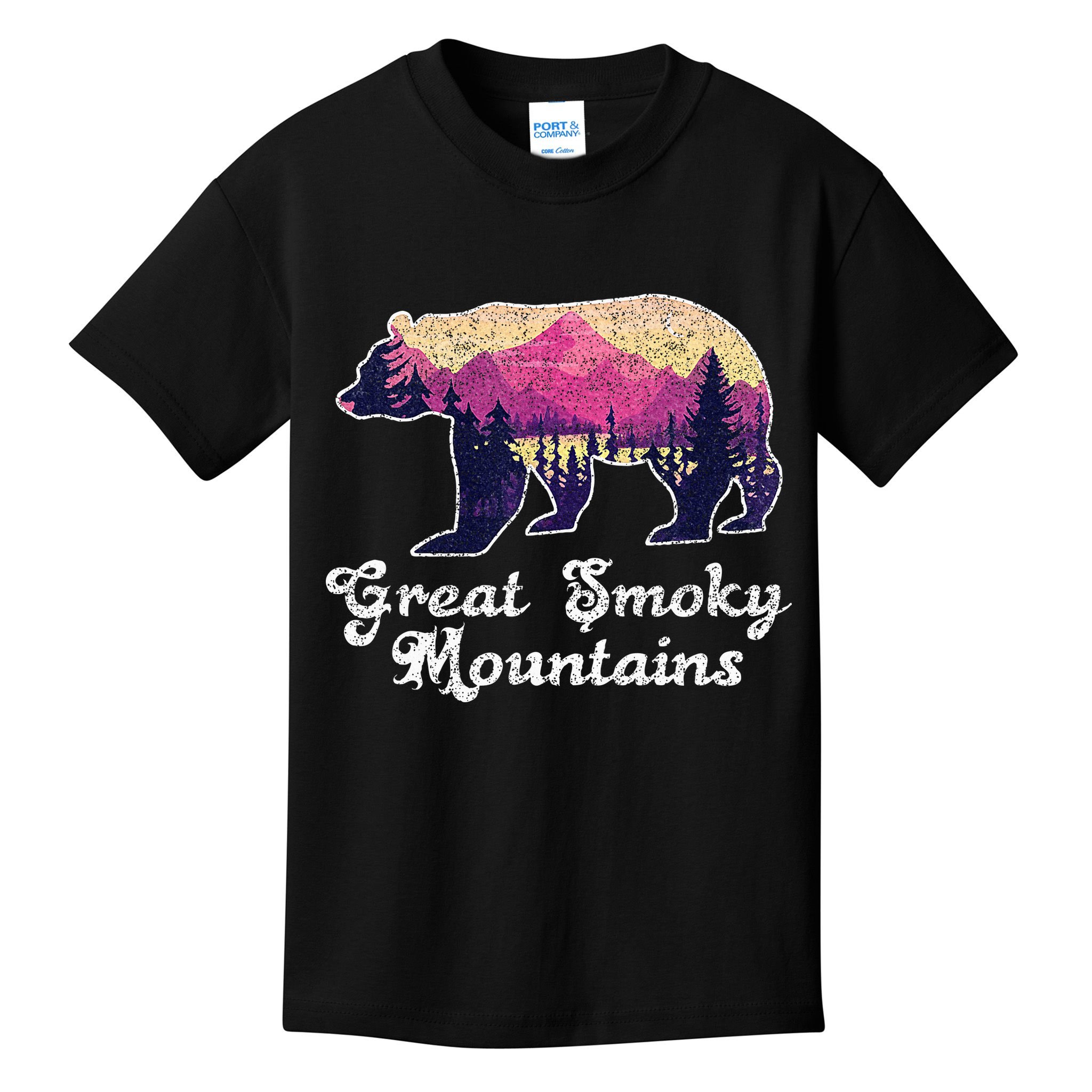 Smoky Mountains Gatlinburg Tennessee Souvenirs Kids T-Shirt