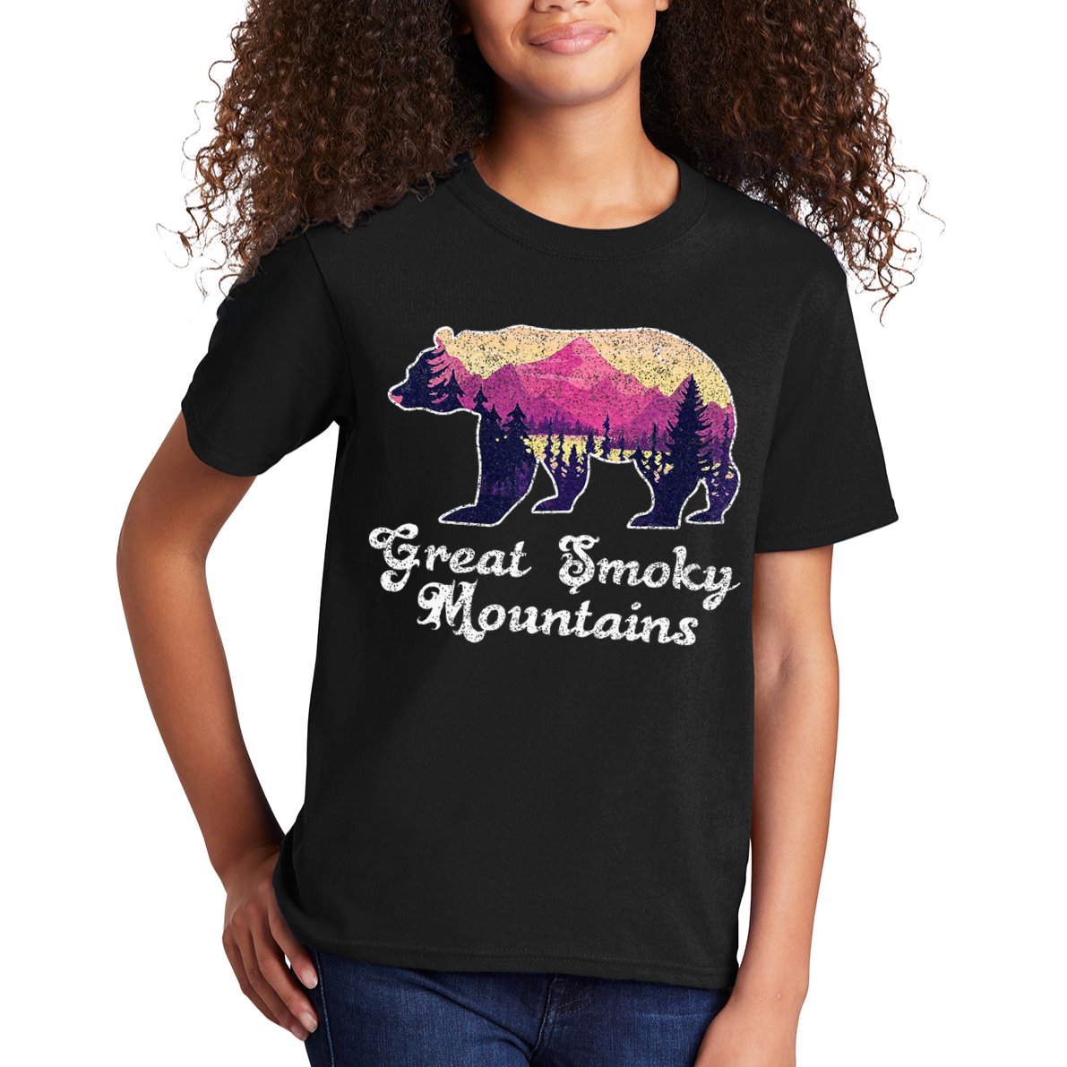 Smoky Mountains Gatlinburg Tennessee Souvenirs Kids T-Shirt