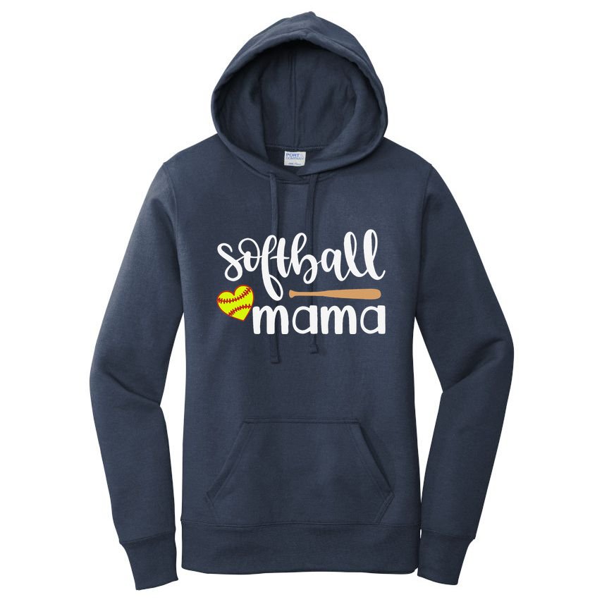 Softball Mom Gift Sports Mom MotherS Day Gift Softball Mama Women's Pullover Hoodie