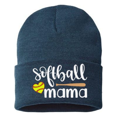 Softball Mom Gift Sports Mom MotherS Day Gift Softball Mama Sustainable Knit Beanie