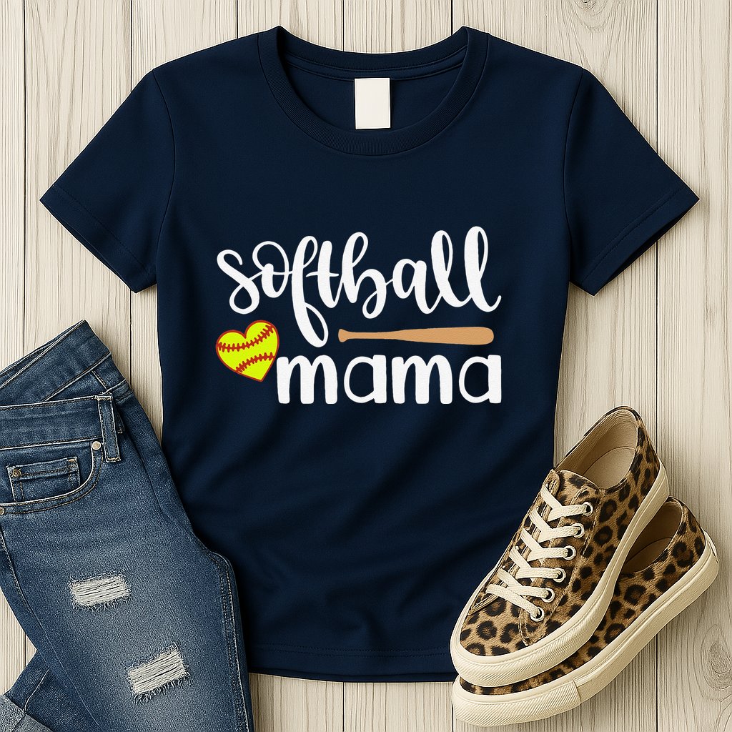 Softball Mom Gift Sports Mom MotherS Day Gift Softball Mama Womens T-Shirt