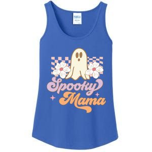 Spooky Mama Groovy Halloween Costume Gift Ladies Essential Tank