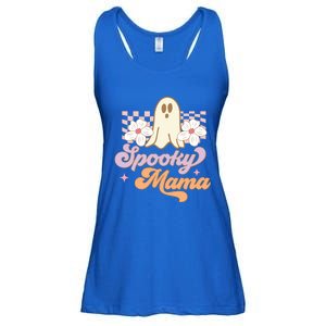 Spooky Mama Groovy Halloween Costume Gift Ladies Essential Flowy Tank