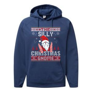 Silly Matching Group Christmas Gnome Ugly Gift Performance Fleece Hoodie