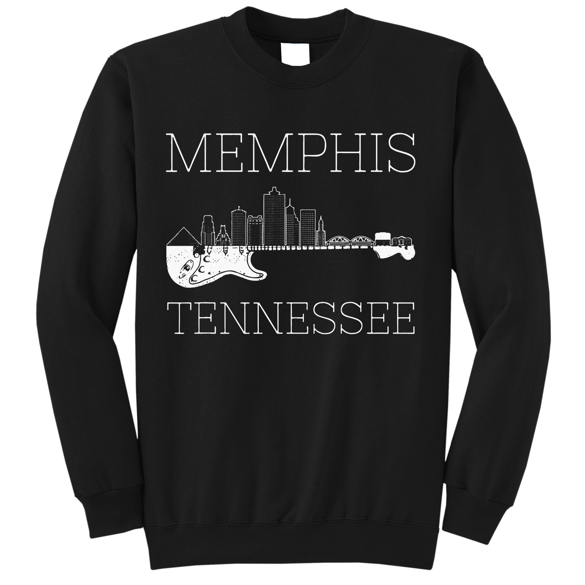 Souvenir Memphis Guitar Music Tennessee Memphis Sweatshirt