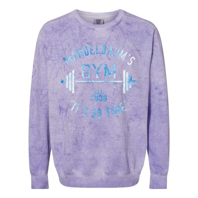 Seinfeld Mandelbaum's Gym  Colorblast Crewneck Sweatshirt