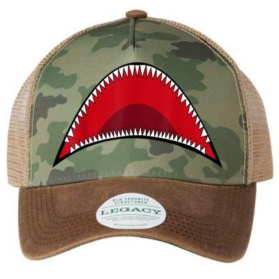 Shark Mouth Graphic Legacy Tie Dye Trucker Hat