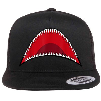 Shark Mouth Graphic Flatbill Hat