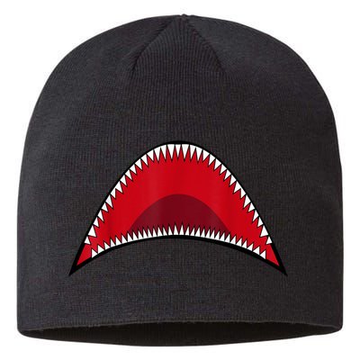 Shark Mouth Graphic Sustainable Beanie