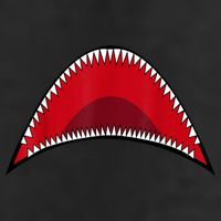 Shark Mouth Graphic 25L Jumbo Tote