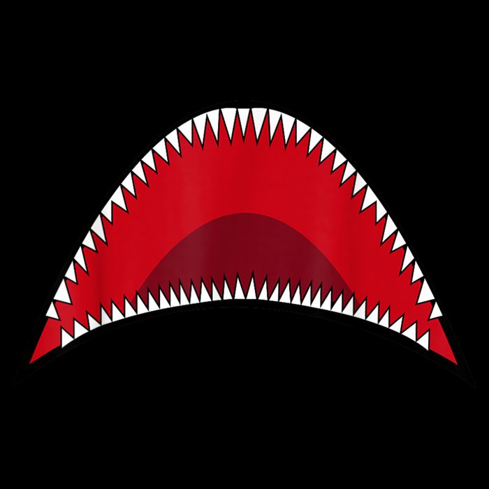 Shark Mouth Graphic Baby Bodysuit