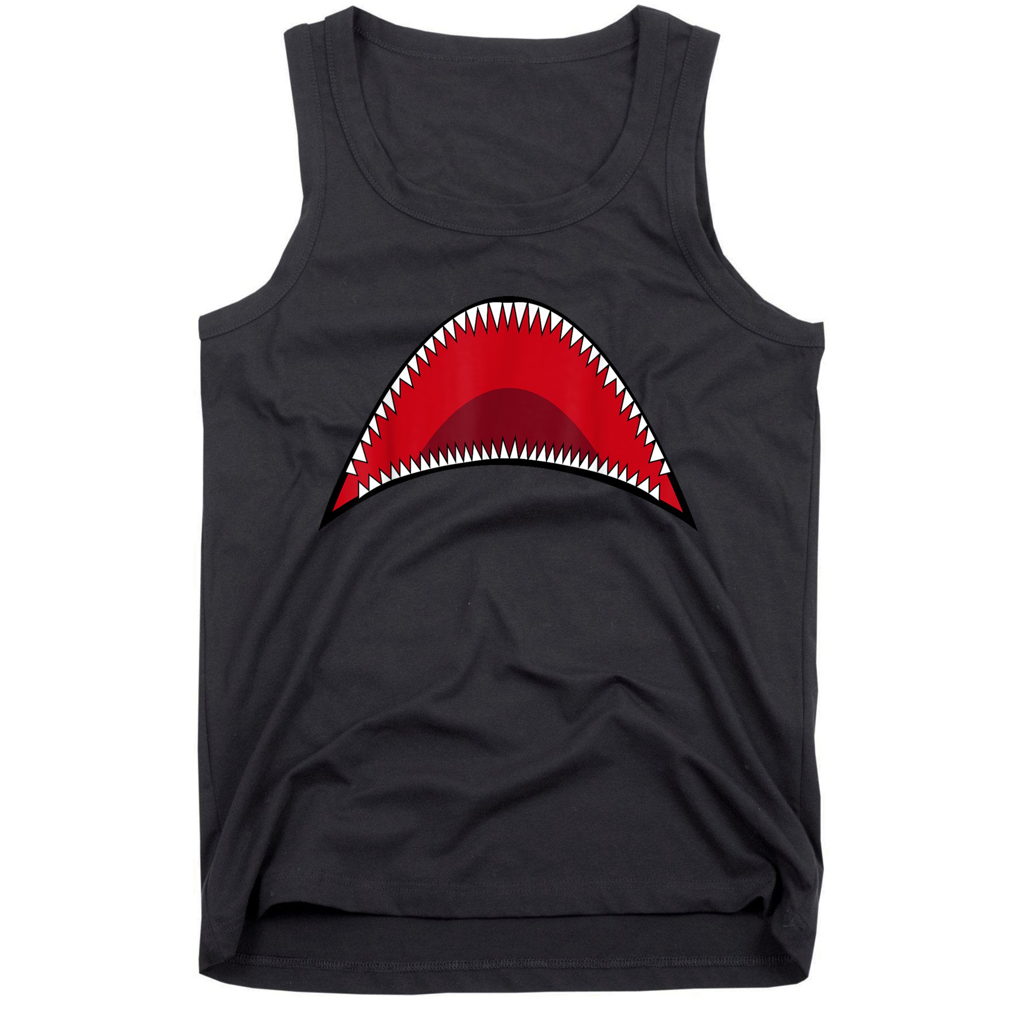 Shark Mouth Graphic Tank Top