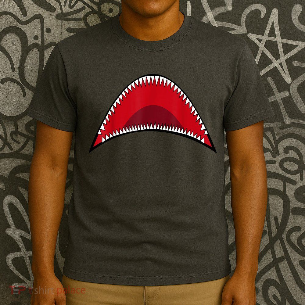 Shark Mouth Graphic T-Shirt