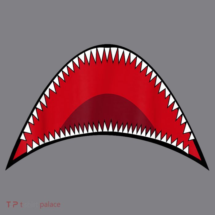 Shark Mouth Graphic T-Shirt