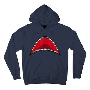 Shark Mouth Graphic Hoodie