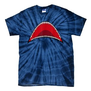 Shark Mouth Graphic Tie-Dye T-Shirt