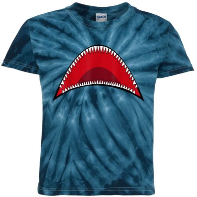 Shark Mouth Graphic Kids Tie-Dye T-Shirt