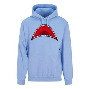 Shark Mouth Graphic Unisex Surf Hoodie