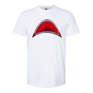 Shark Mouth Graphic Softstyle CVC T-Shirt