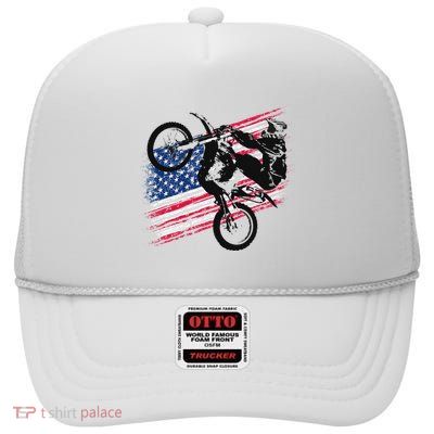 Supercross Motocross Gear Love Race Motorcycle High Crown Mesh Back Trucker Hat