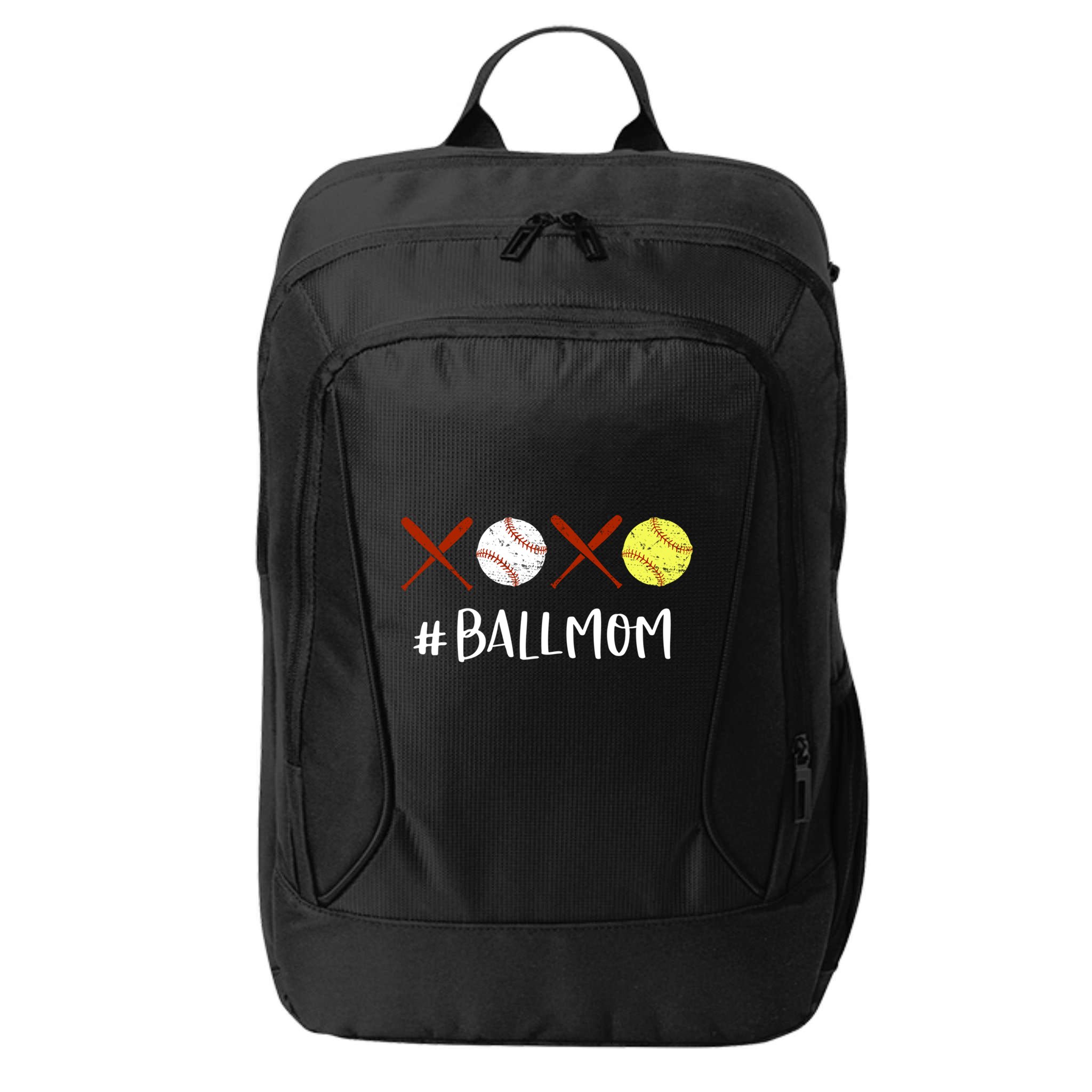 Softball Mom Gift Baseball Mom Great Gift Funny Gift City Backpack