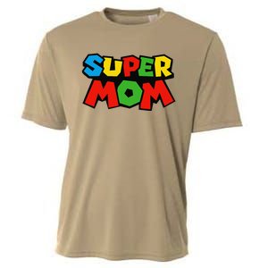 Super Mom Gamer Mothers Day Design Cooling Performance Crew T-Shirt