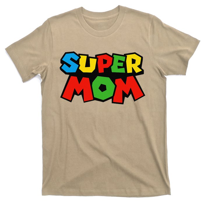 Super Mom Gamer Mothers Day Design T-Shirt