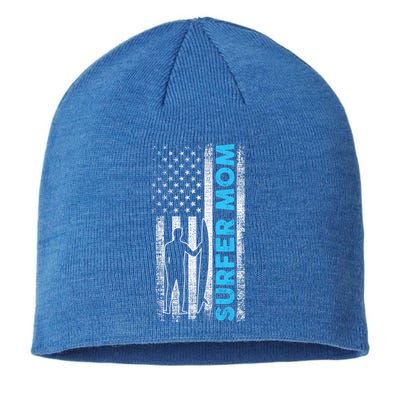 Surfing Mom Gift Sustainable Beanie