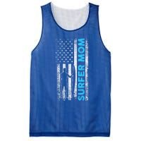 Surfing Mom Gift Mesh Reversible Basketball Jersey Tank